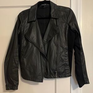 Eileen Fisher Vegan Leather Moto Jacket XS